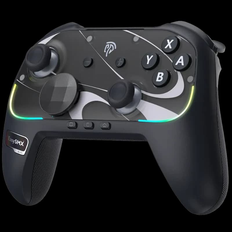 EasySMX S10 Switch Gamepad Negro - Mando Inalámbrico para Nintendo Switch 2 con Vibración HD