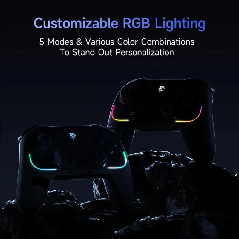 EasySMX S10 Switch Gamepad Negro - Mando Inalámbrico para Nintendo Switch 2 con Vibración HD - Ítem7