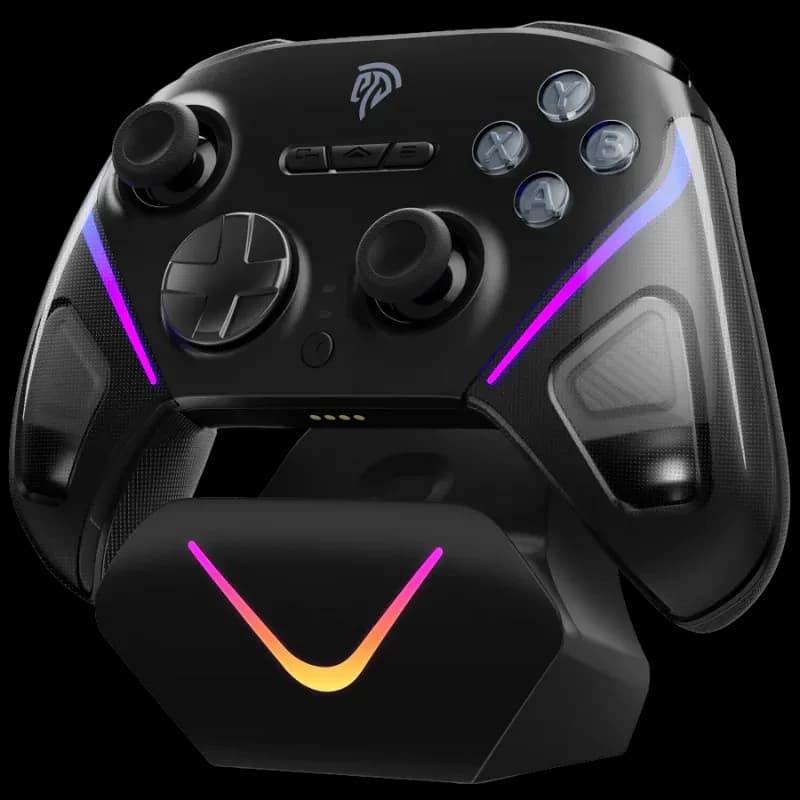 EasySMX D10 PC Noir - Manette multi-plateforme avec base de recharge intelligente