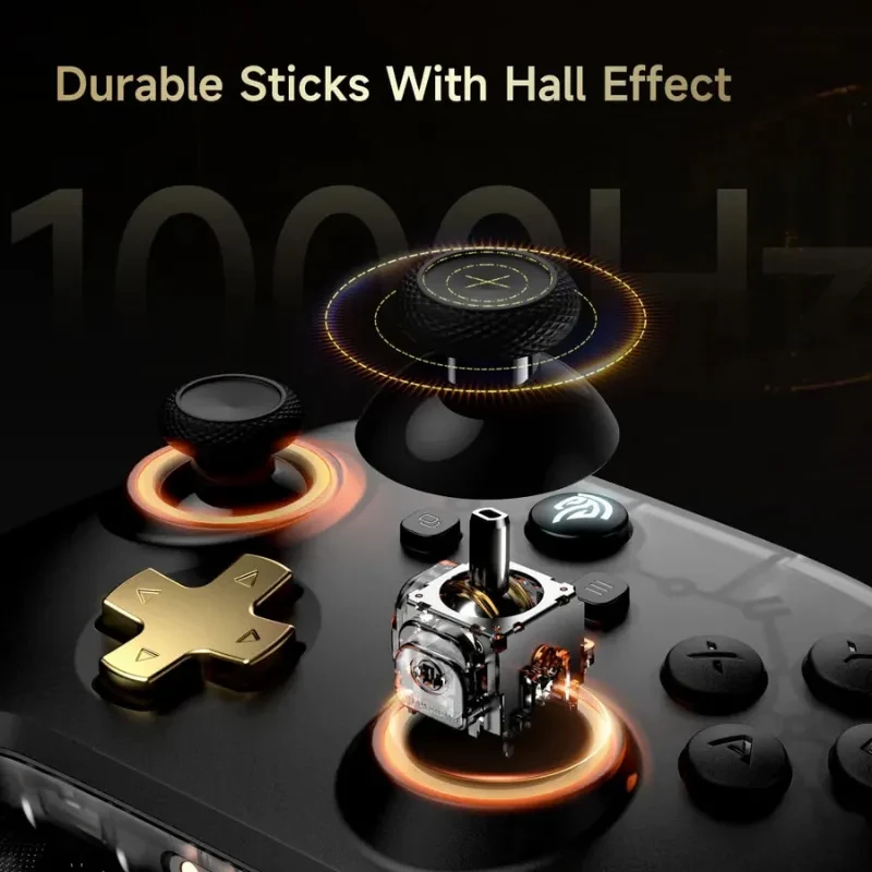 EasySMX D05 PC Noir - Manette multi-plateforme avec socle de recharge, joysticks à effet Hall et gâchettes - Ítem7