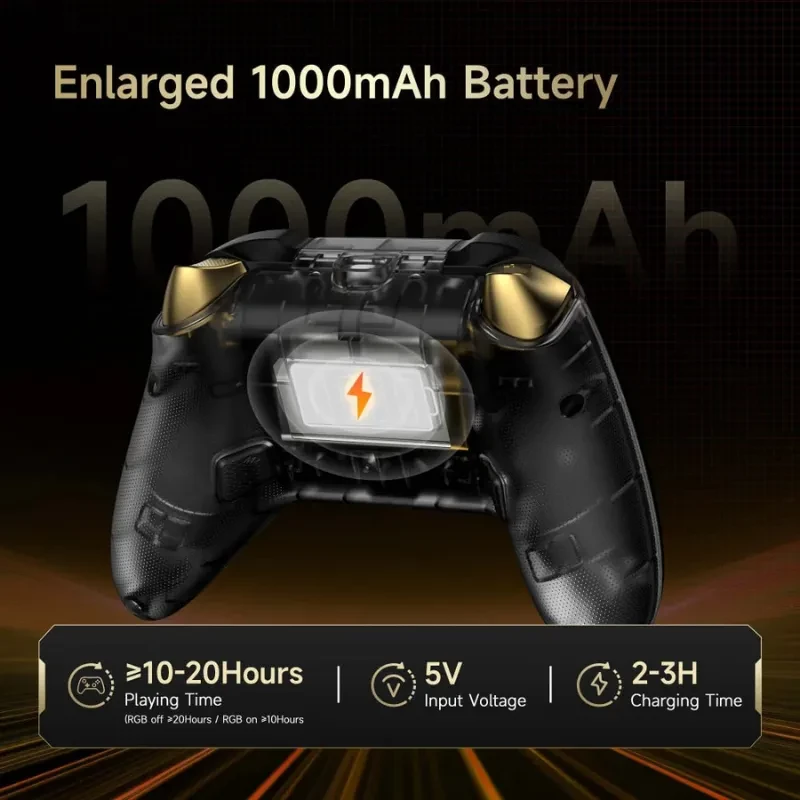 EasySMX D05 PC Noir - Manette multi-plateforme avec socle de recharge, joysticks à effet Hall et gâchettes - Ítem2