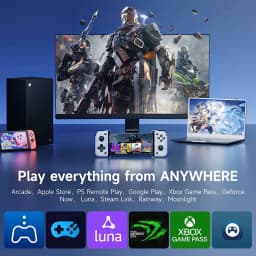 EasySMX M05 Manette mobile USB-C avec clips pour smartphone, design ergonomique, boutons complets, compatible Switch, PC, Xbox Game Pass et services cloud