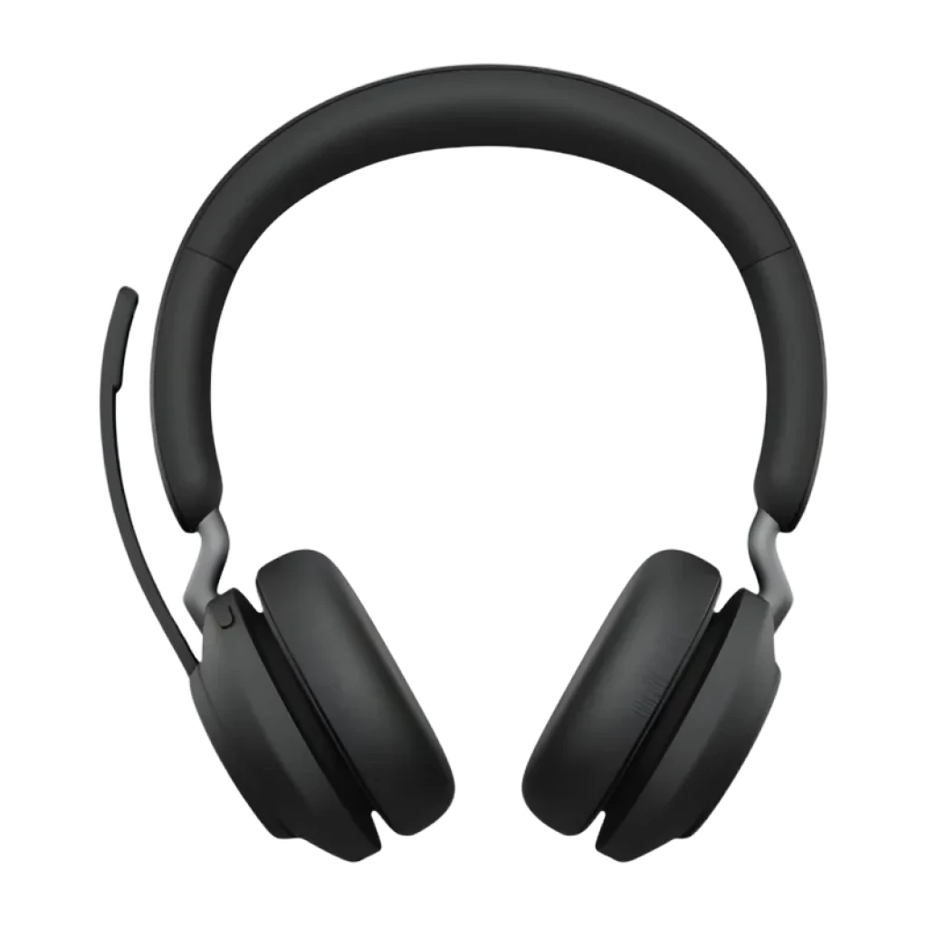 Jabra Evolve2 65 Stereo MS + Base de Carga + Link 380 USB-A - Auriculares Inalámbricos Profesionales - Ítem1
