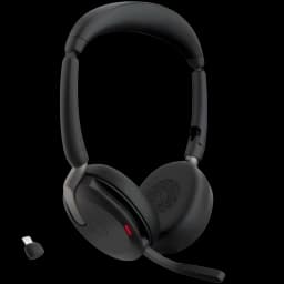 Jabra Evolve2 65 Flex MS Stereo Bluetooth - Casque supra-auriculaire avec ANC