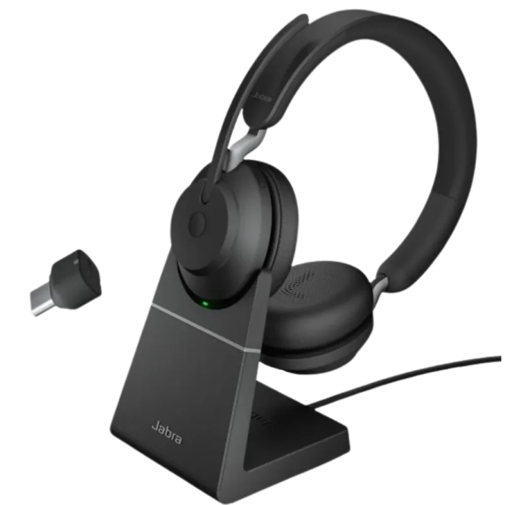 Jabra Evolve2 65 Auriculares Inalámbrico Diadema Stereo USB-C MS con soporte de carga - Ítem1
