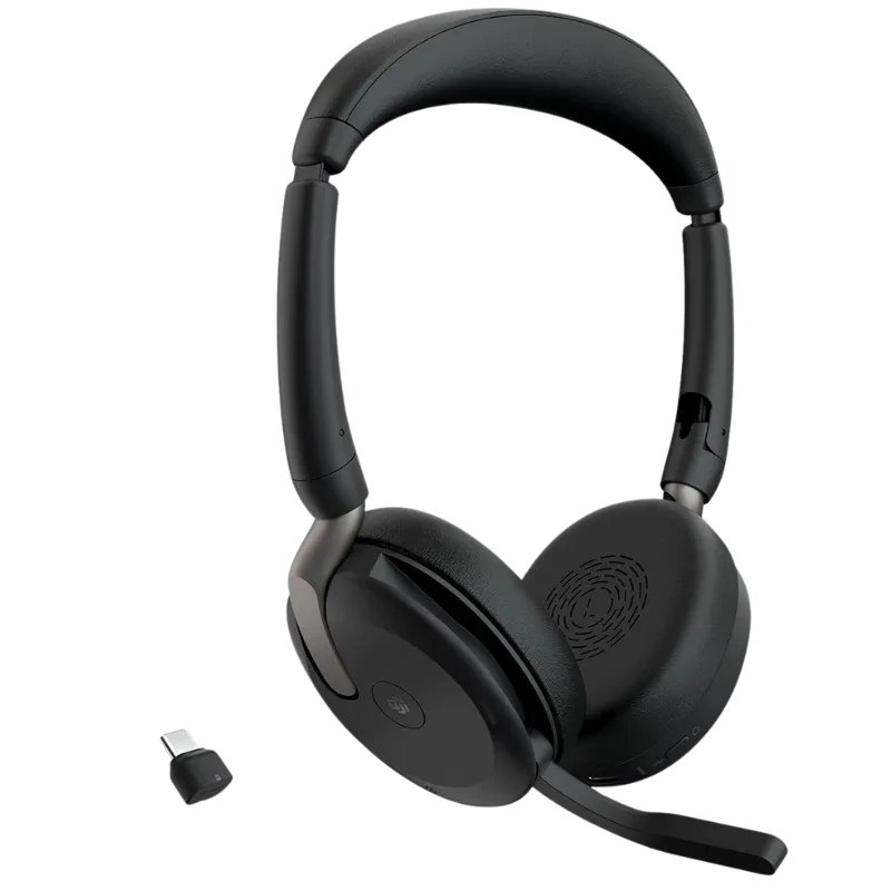 Jabra Evolve2 65 Flex MS Stereo USB-C - Auriculares inalámbricos de Diadema con Base de Carga - Ítem2