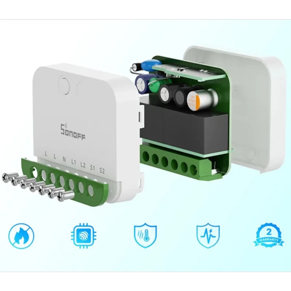 Sonoff MINI-2GS Matter - Miniswitch Wi-Fi de dos canales - Ítem8