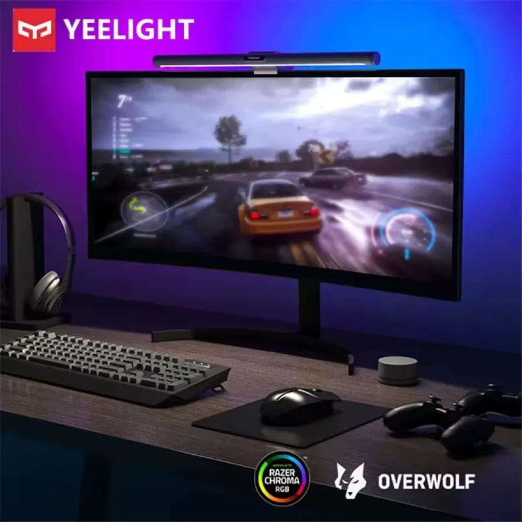 Yeelight Aries Pro 250 lumens / CRI Ra95 température de couleur réglable - Lampe pour écran avec Ambilight arrière - Ítem2