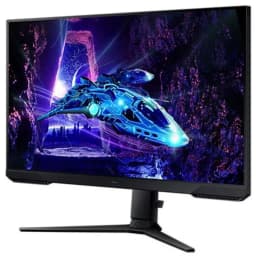 Monitor Samsung Odyssey G3 G30D 27 pulgadas, panel casi sin bordes, soporte en Y ajustable, imagen Full HD vibrante ideal para juegos con 180 Hz y 1 ms
