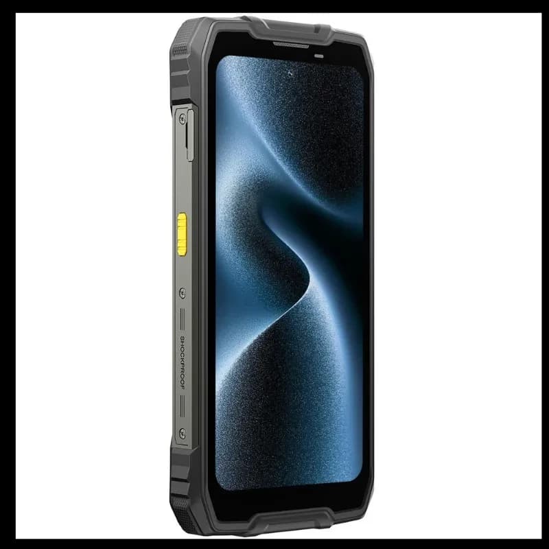 Vue à 45 degrés de l'Oscal Pilot 5 avec touche spéciale jaune et bords noirs