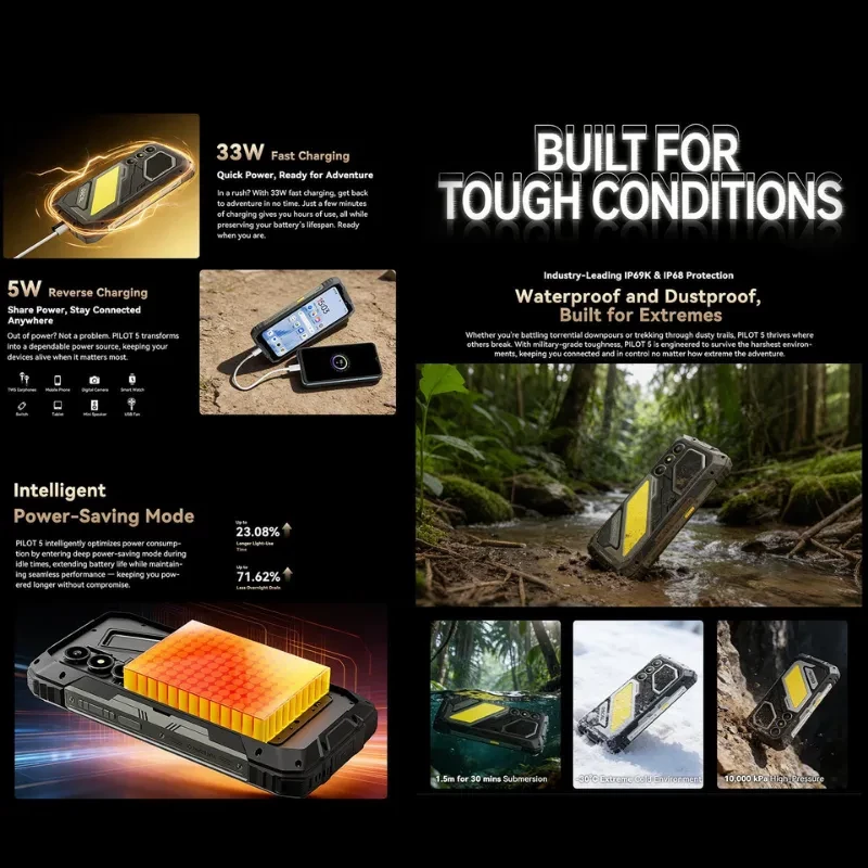 Oscal Pilot 5 5G 8GB/256GB Negro - Ítem4