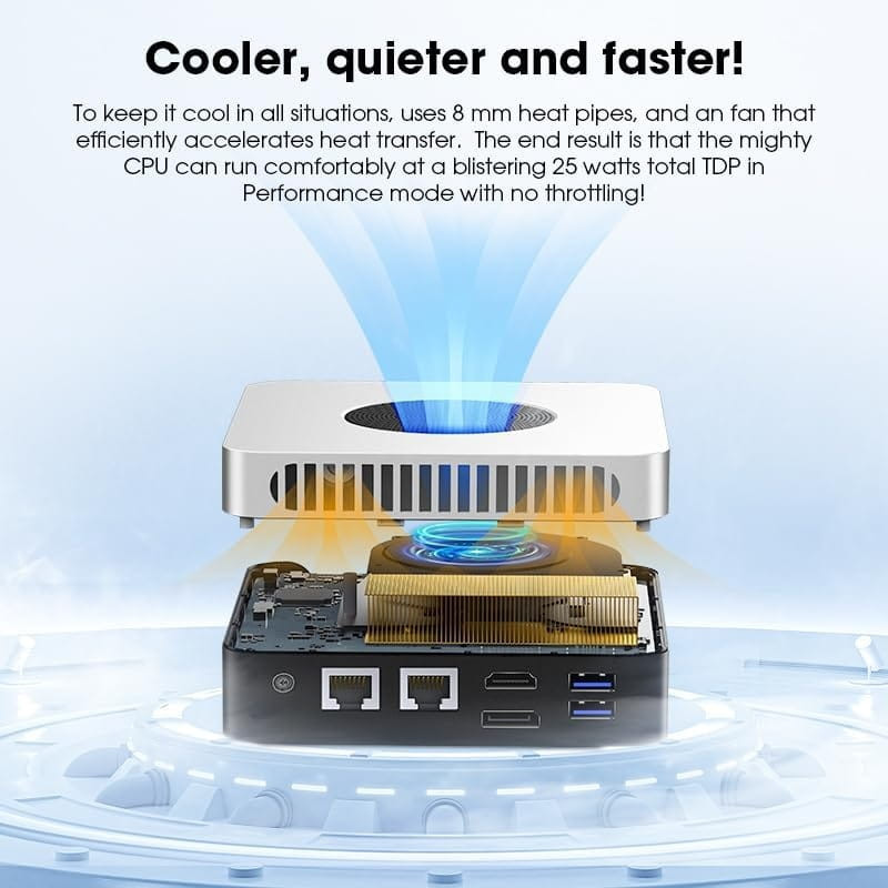 Chuwi LarkBox X Intel N150/16GB/512GB SSD/W11 Branco - Mini PC - Item9