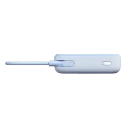 Xiaomi Magnetic Power Bank 10000 33W Azul con soporte integrado desplegable, acabado mate, botón lateral y puerto USB, diseño delgado y magnético