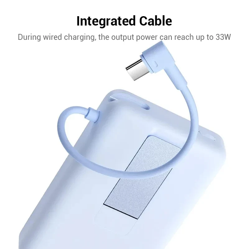 Xiaomi Magnetic Power Bank 10000 33W Bleu avec support intégré - Ítem6