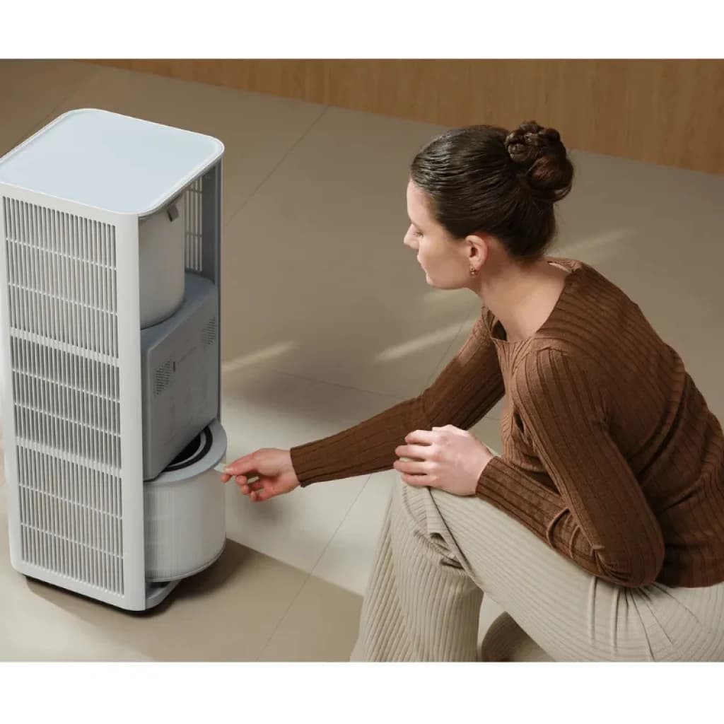 Image promotionnelle du retrait du filtre pour le purificateur d'air intelligent Mijia Smart Air Purifier Max