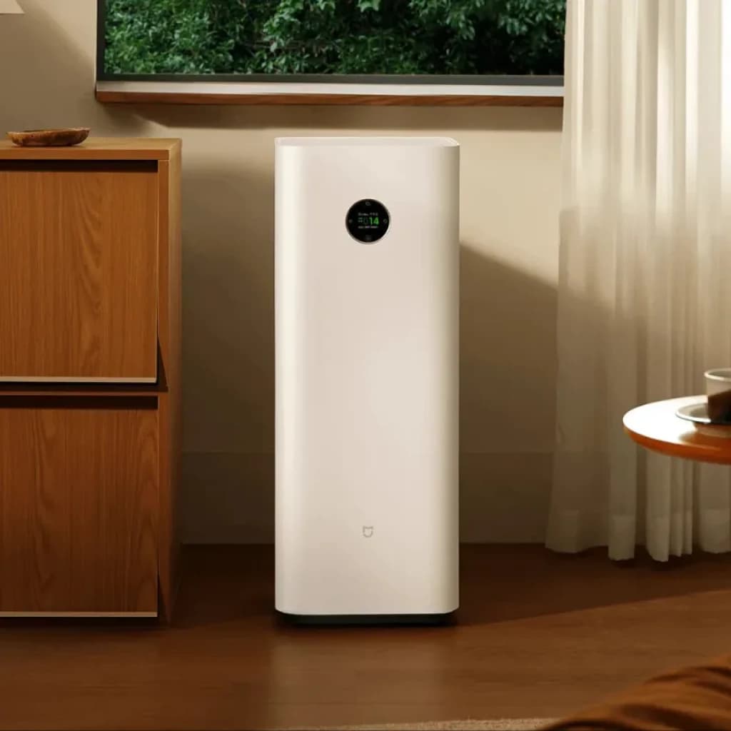 Vue avant du purificateur d'air Mijia Smart Air Purifier Max compatible avec le filtre