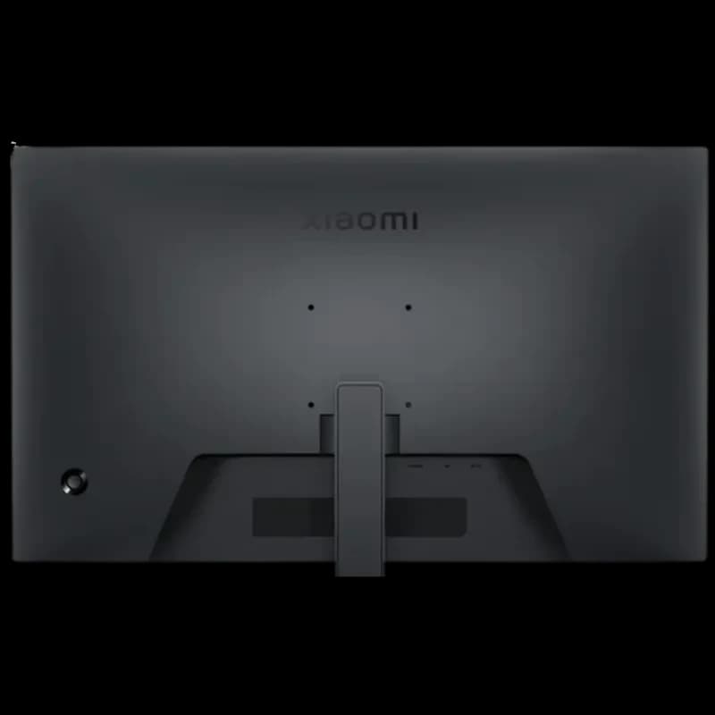 Dos du Xiaomi A24i 23,8 pouces FHD 100 Hz IPS avec pied central, cadre fin, finitions noires mates et ports arrière discrets pour une installation épurée