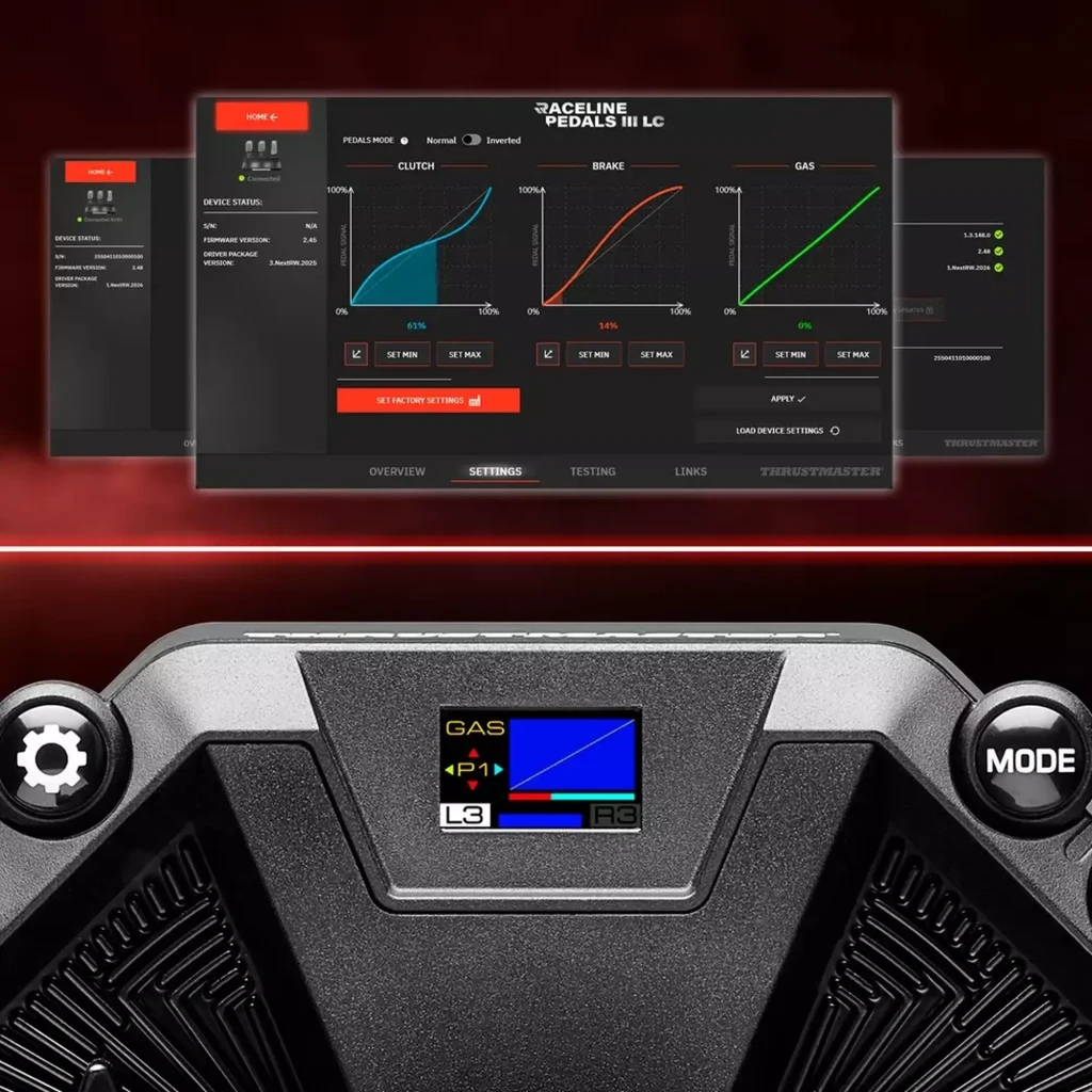 Thrustmaster RACE PEDALS III LC - Pedalera de 3 pedales modulables y escalables - Ítem12