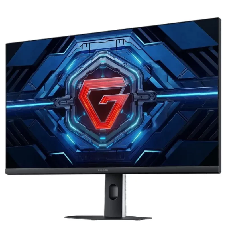 Monitor Xiaomi 2K Gaming G27Qi 2026 con pantalla 27 pulgadas 2K, biseles ultrafinos, soporte central robusto y diseño gamer con iluminación azul y rojo en - Ítem1