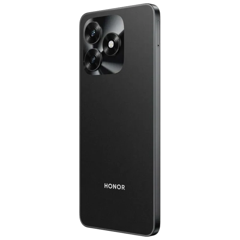 Honor X5c Plus negro con pantalla 6.78 pulgadas, notch en forma de gota, marcos delgados, triple cámara trasera en módulo cuadrado y logo HONOR frontal - Ítem4