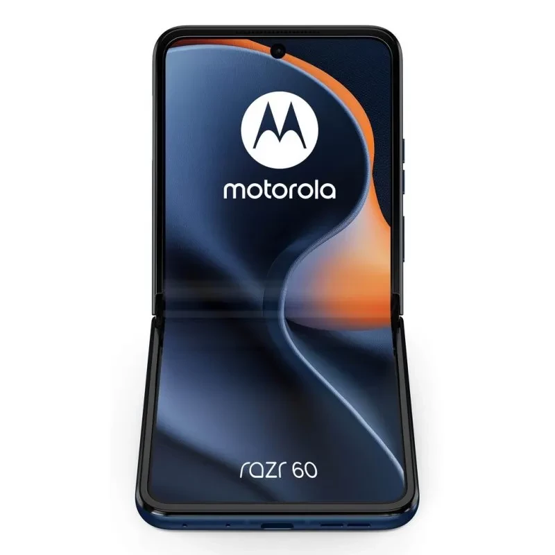 Motorola Razr 60 5G azul Gibraltar Sea dobrável, tela interna 6,9 pol e externa compacta, duas câmeras traseiras, design premium com Moto AI - Item7