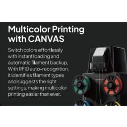 Módulo multicolor con CANVAS para la Impresora 3D Elegoo Centauri Carbon 2 FDM CoreXY 500mm/s, cambio de filamento automático y bobinas identificadas por RFID