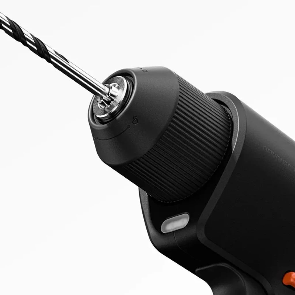 Mijia Brushless Cordless Drill 2 14.4V 1900 mAh Taladro Inalámbrico en color negro mate, diseño compacto tipo pistola, portabrocas ajustable y ventilación - Ítem2