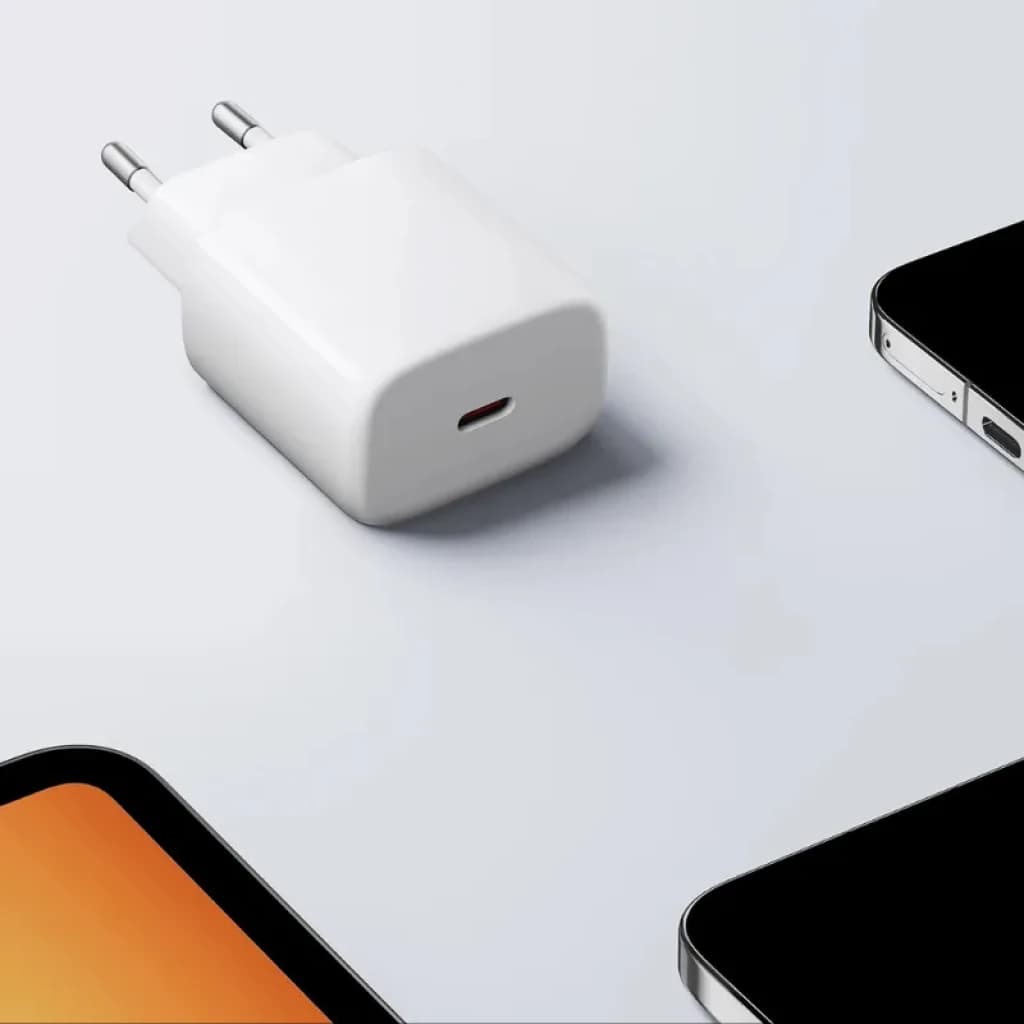 Carregador Xiaomi 20W Fast Charging Power Adapter USB-C com alguns dispositivos compatíveis