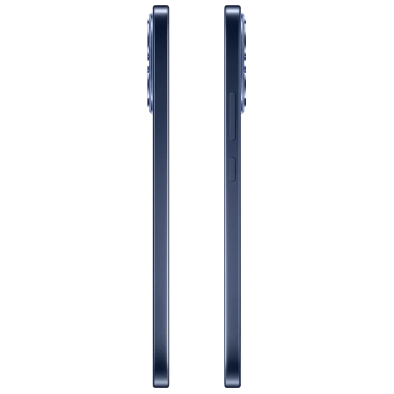 Oppo Reno15 FS 5G noir Twilight avec écran bord à bord, poinçon central, dos mat et triple module photo pro; design fin et élégant, logo Oppo vertical - Ítem3