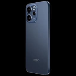 Smartphone Oppo Reno15 FS 5G noir Twilight avec dos mat, module photo carré à triple capteur proéminent et bords arrondis élégants