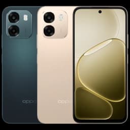 Oppo A6 Bleu saphir avec dos lisse, module photo double proéminent, écran AMOLED 6,57 pouces bord à bord, finesse élégante et finitions premium