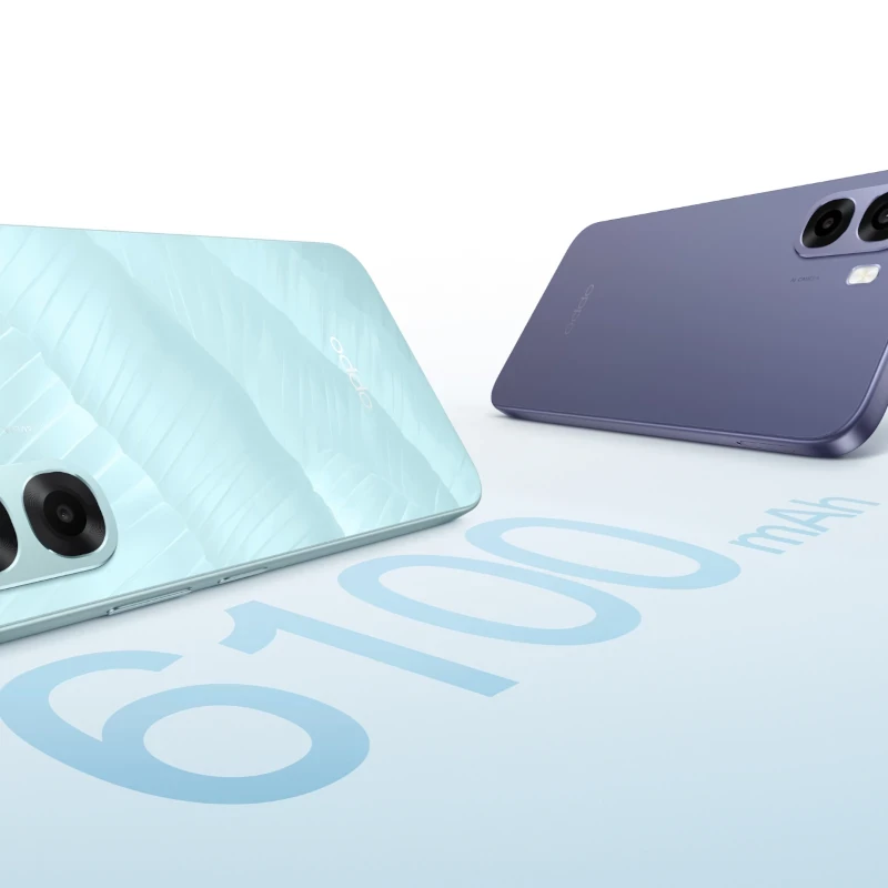 Oppo A6X 128 Go Noir Lilas avec grand écran 6,75 pouces à poinçon central, double module photo arrière et bords fins, design élégant et moderne - Ítem6