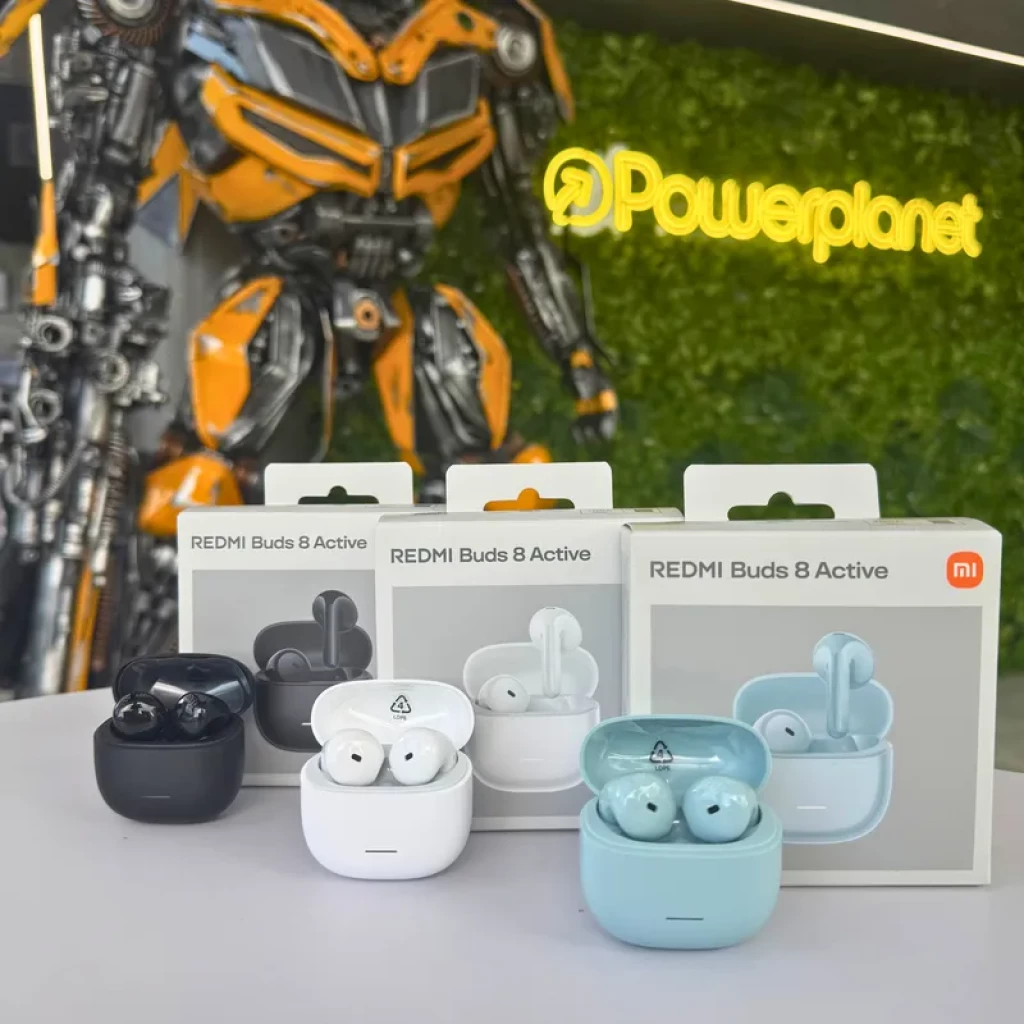 Xiaomi Redmi Buds 8 Active Preto - Auriculares bluetooth semi-intra-auriculares com microfone AI e cancelamento de ruído - Item1