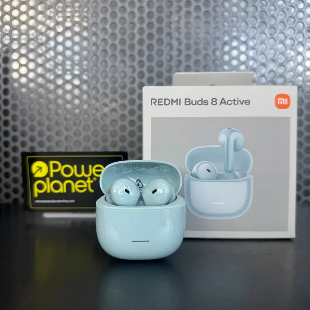 Xiaomi Redmi Buds 8 Active Azul - Auriculares bluetooth semi-intra-auriculares com microfone AI e cancelamento de vento - Item1