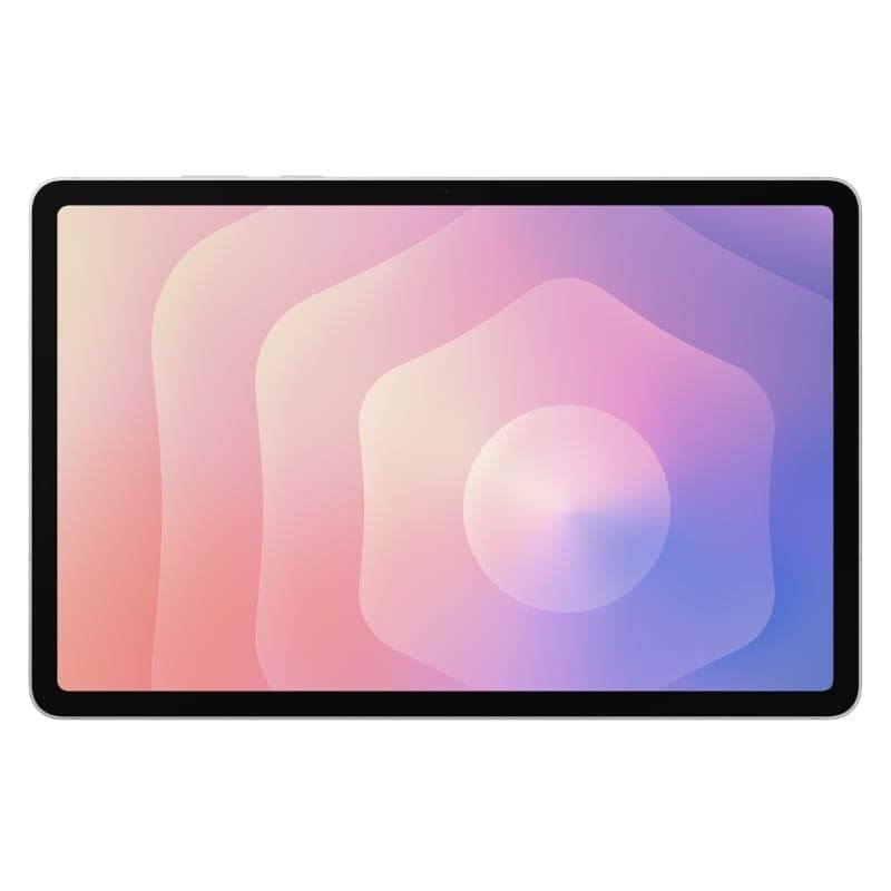 Samsung Galaxy Tab S11 11 pouces argenté avec écran bord fin, dalle lumineuse aux tons pastel, format fin et élégant, WiFi, 12 Go RAM, 512 Go stockage