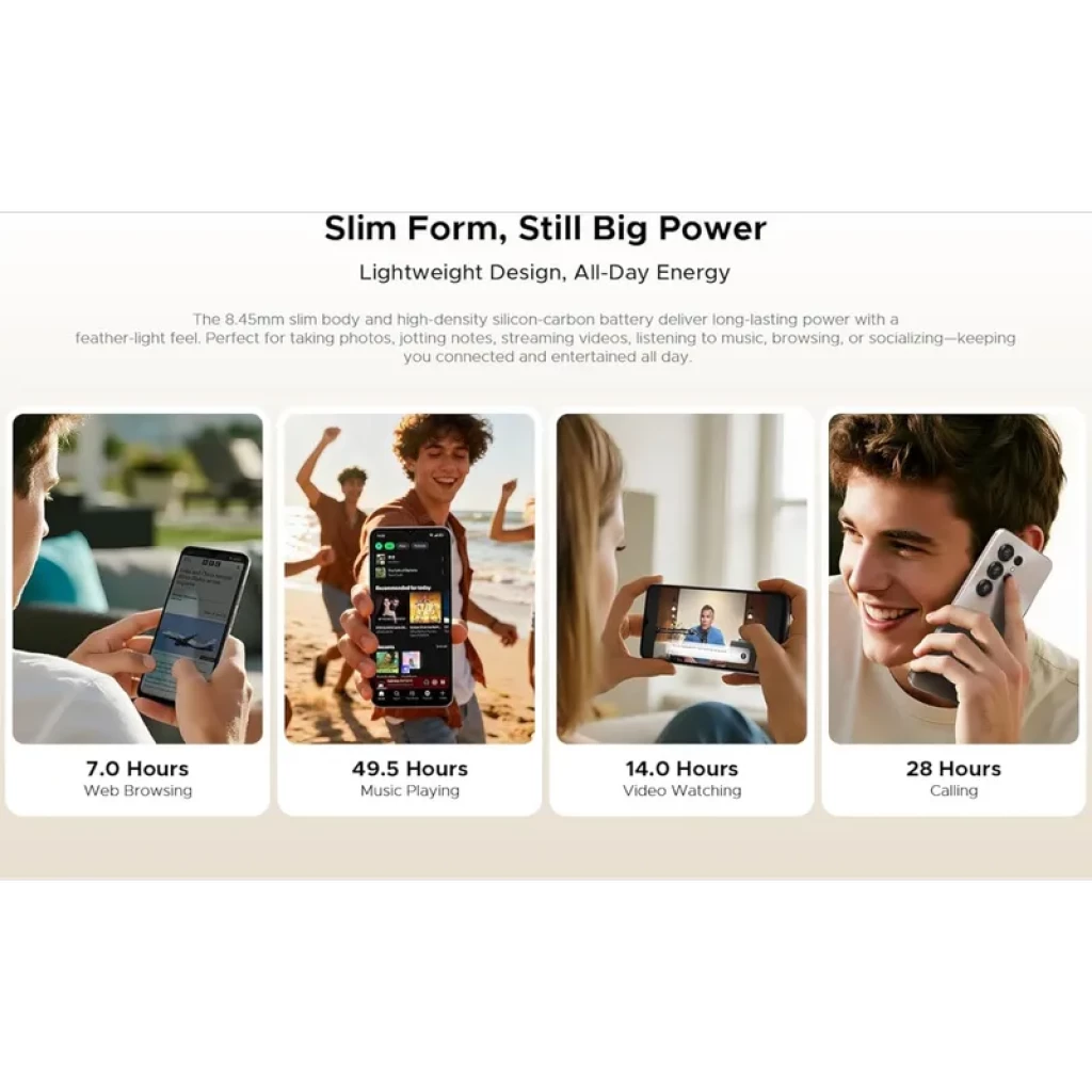 Doogee Note 56X dourado com ecrã 6,56 polegadas, câmara traseira múltipla, notch em gota, Android 16 no ecrã e bateria 6150 mAh visível na frente - Item8