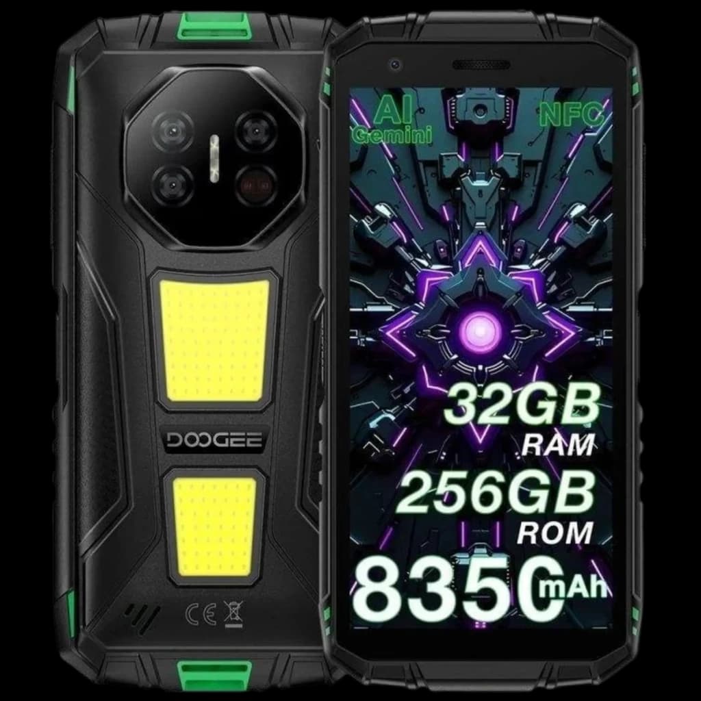 Doogee Fire 3 Max 256 Go Unisoc T7250 Octa-Core 8 Go + 24 Go virtuels de RAM