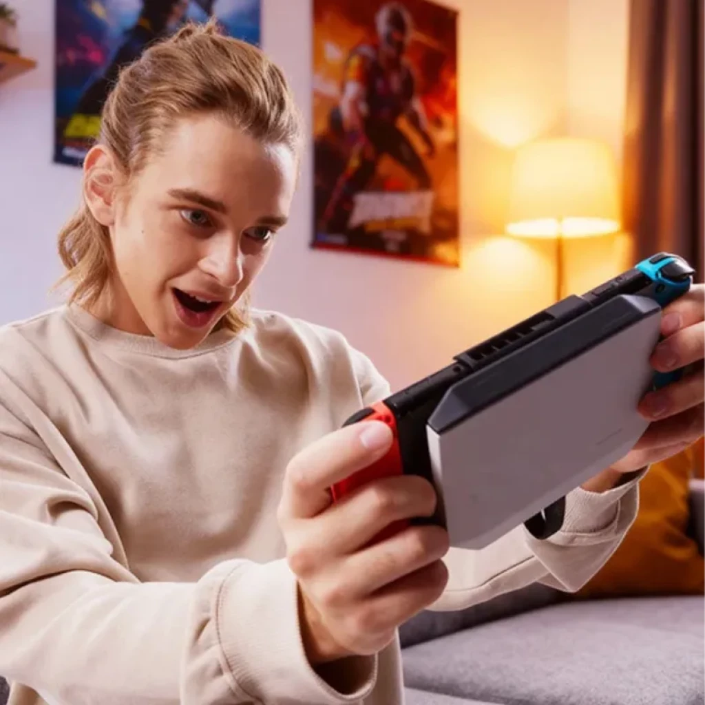 Suporte para estação de acoplamento móvel RayNeo Back Clip para Nintendo Switch 2 - Item3