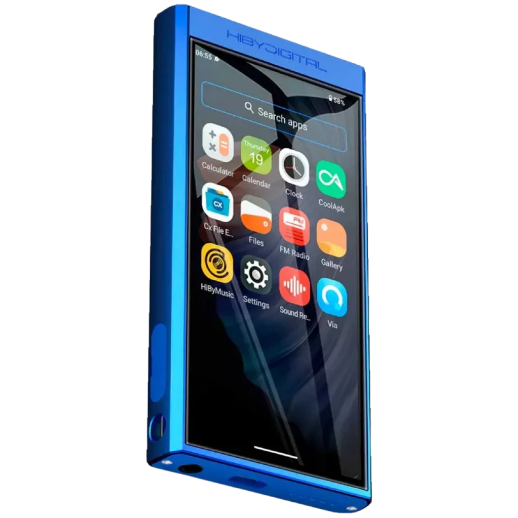 HiBy Digital M300 128 Gb Azul - Leitor Hi-Res baseado em Android 13 e ecrã tátil de 4