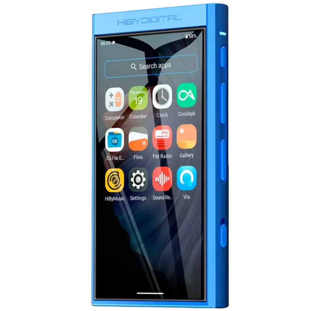 HiBy Digital M300 128 Gb Azul - Leitor Hi-Res baseado em Android 13 e ecrã tátil de 4