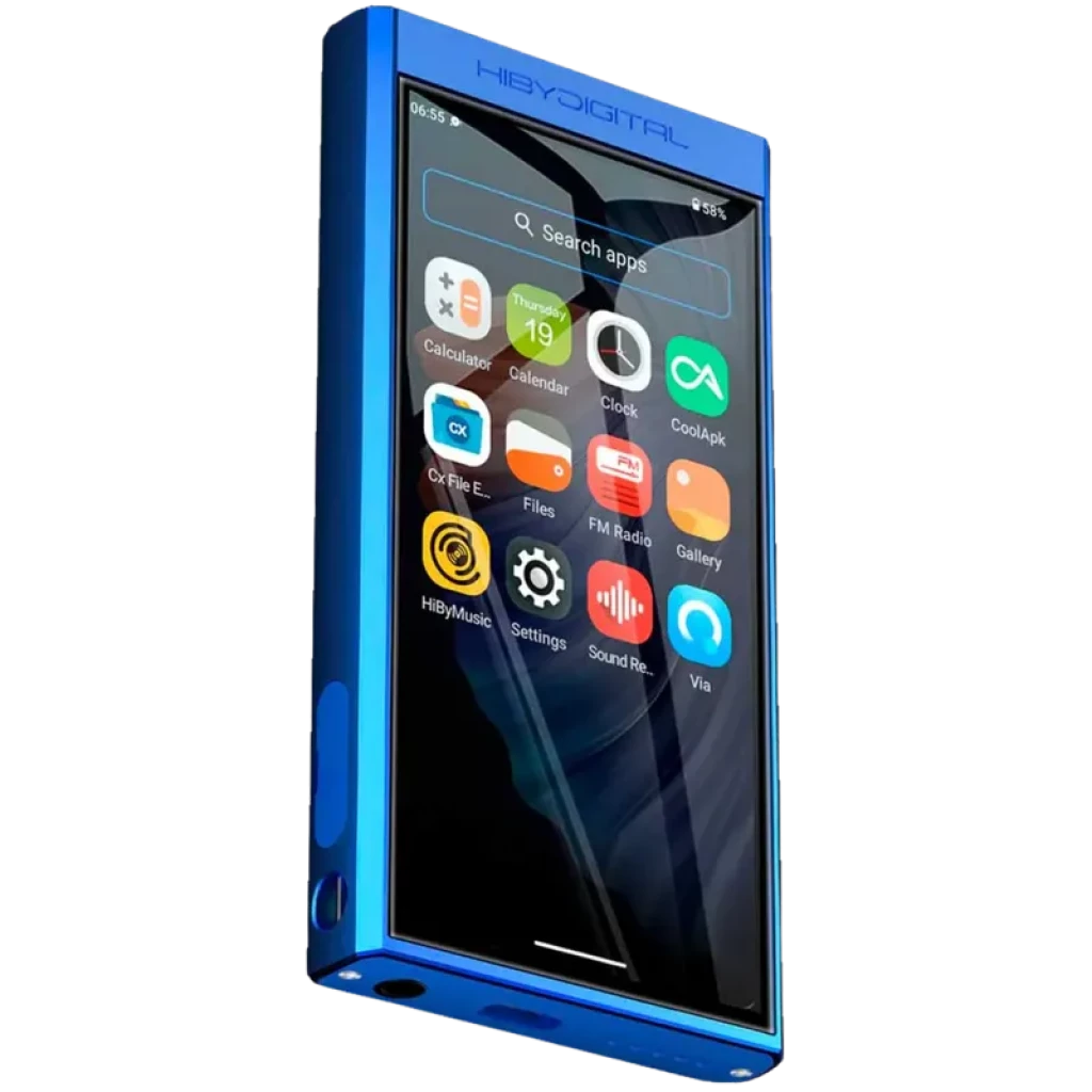 HiBy Digital M300 128 Gb Azul - Leitor Hi-Res baseado em Android 13 e ecrã tátil de 4