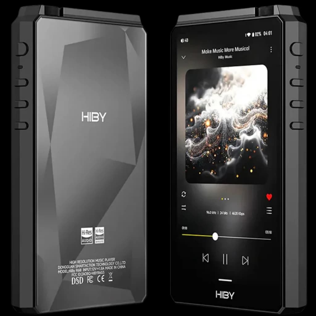 Hiby R6 III (Gen 3) 2025 Noir - Lecteur audio numérique haute résolution avec Dac Cs43198 Android 12