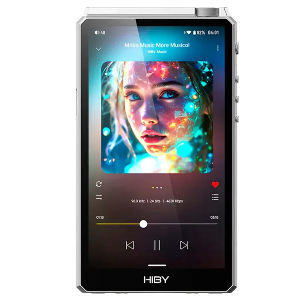 Hiby R6 III (Gen 3) 2025 Prata - Reprodutor de Áudio Digital Hi-Res com Dac Cs43198 Android 12 - Item1