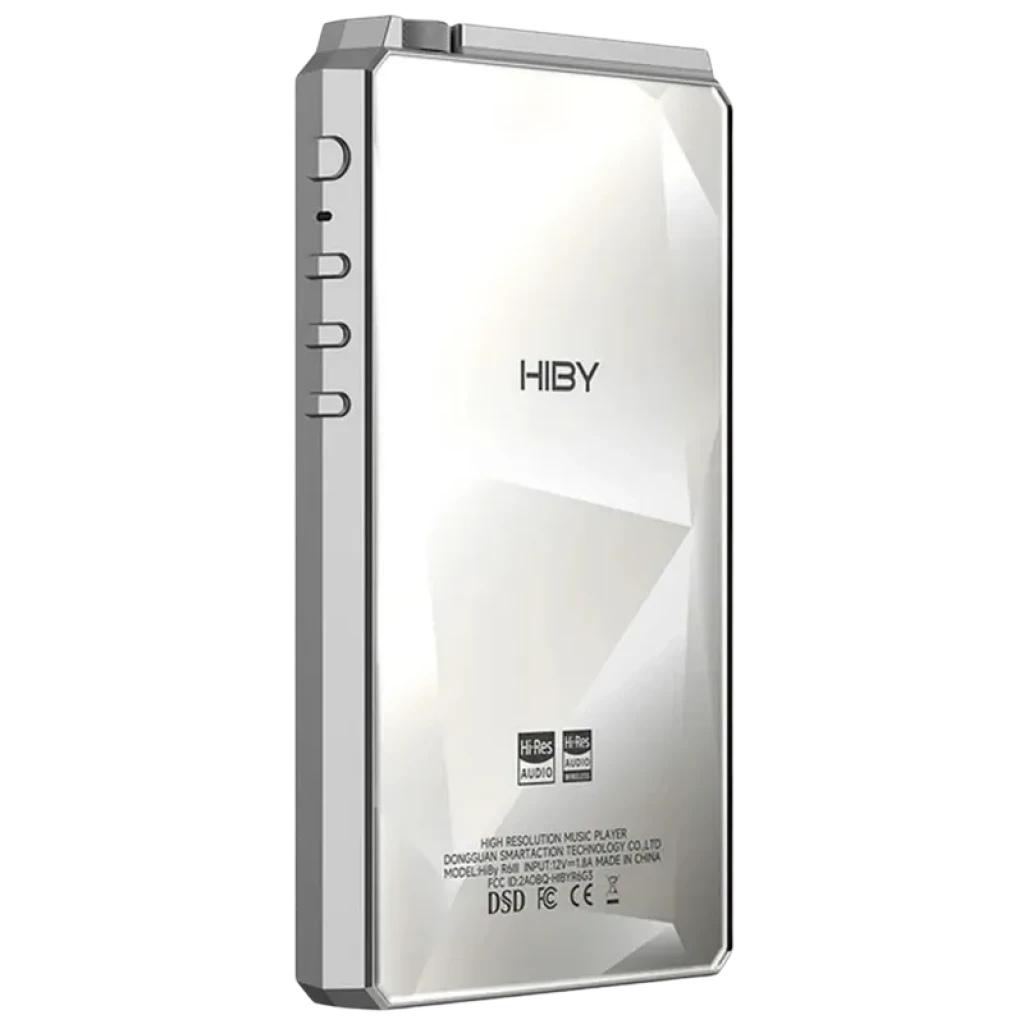 Hiby R6 III (Gen 3) 2025 Prata - Reprodutor de Áudio Digital Hi-Res com Dac Cs43198 Android 12 - Item4