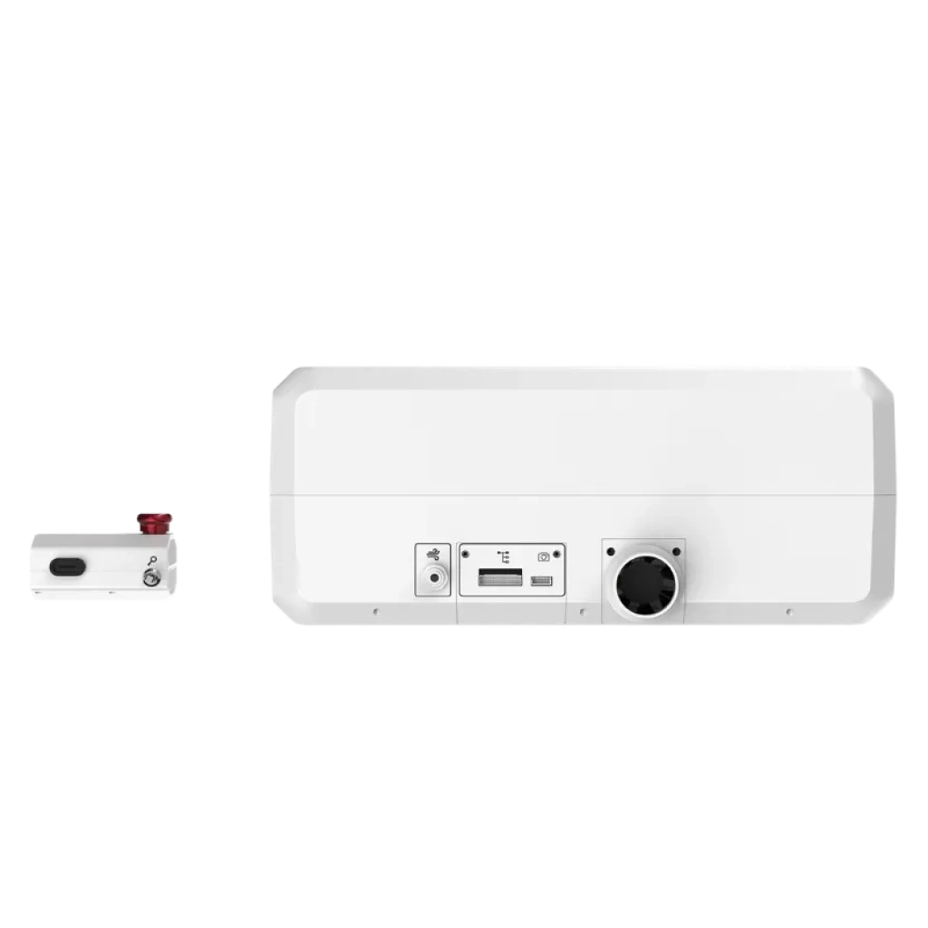 Laservii M1s 24W - Graveur laser fermé blanc avec couvercle protecteur ambré, grande fenêtre, châssis compact et bouton d'arrêt d'urgence externe - Ítem2