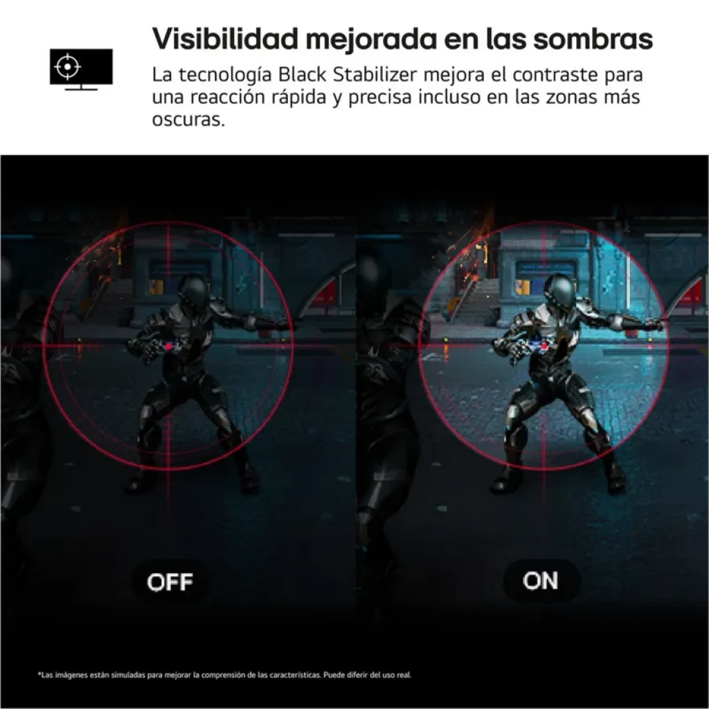 Écran LG UltraGear 27G440A 27 pouces, dalle IPS FHD 1920x1080, bords fins, 240 Hz et 1 ms, couleurs sRGB 99 %, compatible FreeSync, pied rectangulaire - Ítem5