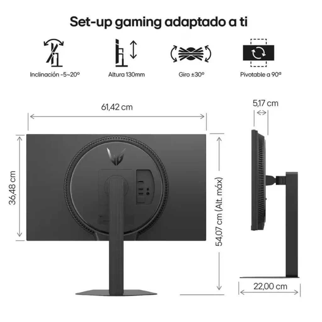 Étiquette énergie pour écran LG UltraGear 27G440A classe E, 21 kWh/1000 h, HDR, 32 kWh/1000 h en HDR, résolution 1920 x 1080, diagonale 68,6 cm