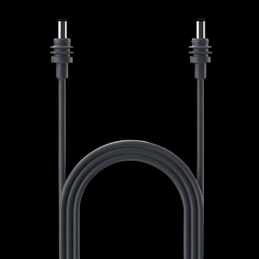 Cable Starlink Mini DC de 30 metros en color gris con conectores sellados