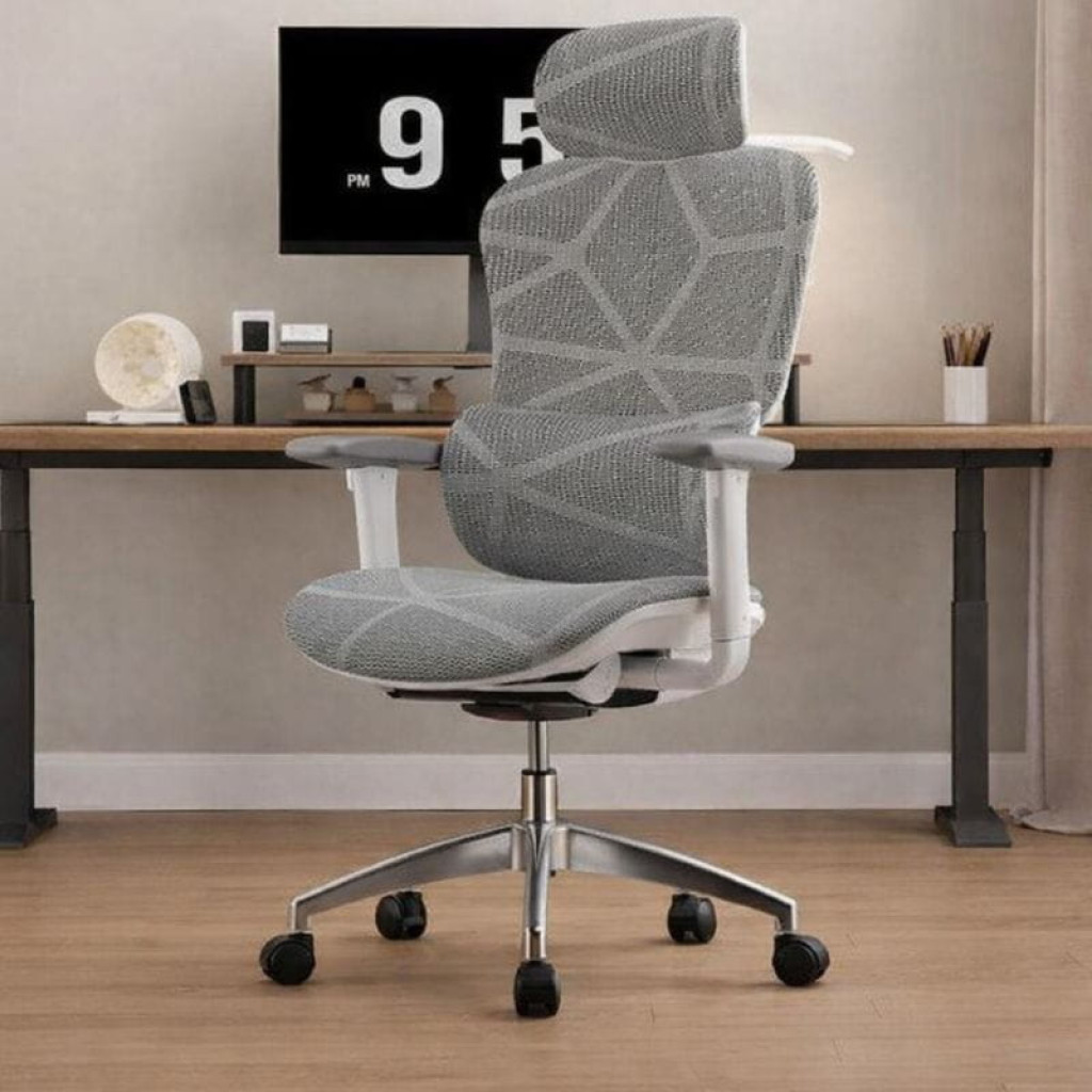 Powerbasic Silla de Oficina Ergonómica Beja Gris - Clase B Reacondicionado - Ítem4