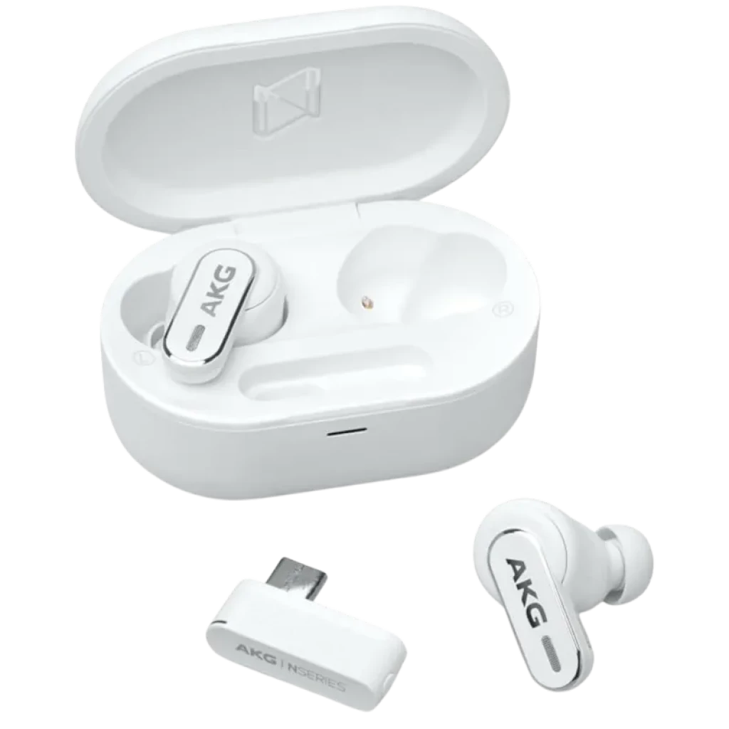 AKG N5 Hybrid Branco - Auscultadores TWS com Dongle USB-C 2,4 GHz e som Alta Resolução - Item3
